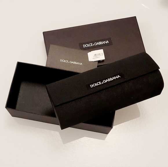 NWT DOLCE & GABBANA Black Cat Eye Sunglasses with Case 52mm $420 - Picture 7 of 7